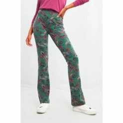 Joe Browns Green Comfy Floral Print Flares -Joe Browns shop unnamed file 3696