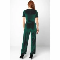 Joe Browns Green Velour Jumpsuit -Joe Browns shop unnamed file 3737