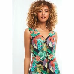 Joe Browns Green Totally Tropical Jumpsuit -Joe Browns shop unnamed file 3743