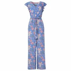 Joe Browns Blue Garden Florals And Frills Jumpsuit -Joe Browns shop unnamed file 3748