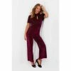 Joe Browns Red Greta Velour Jumpsuit