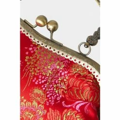 Joe Browns Red Oriental Style Floral Satin Bag -Joe Browns shop unnamed file 3815