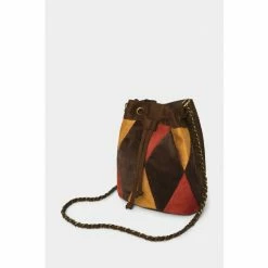 Joe Browns Brown Patchwork Bucket Style Day Bag -Joe Browns shop unnamed file 3824