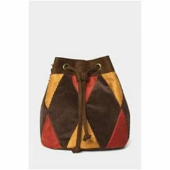 Joe Browns Brown Patchwork Bucket Style Day Bag -Joe Browns shop unnamed file 3826