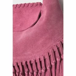 Joe Browns Pink Suede Tassel Bag -Joe Browns shop unnamed file 3830