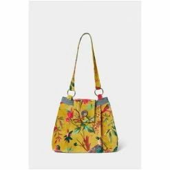 Joe Browns Yellow Vintage Tropical Floral Print Velvet Bag -Joe Browns shop unnamed file 3845