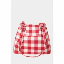 Joe Browns Red Glorious Gingham Bag -Joe Browns shop unnamed file 3859