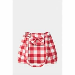Joe Browns Red Glorious Gingham Bag -Joe Browns shop unnamed file 3862