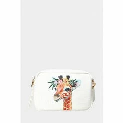 Joe Browns Cream Georgia Giraffe Embroidered Bag