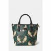 Joe Browns Black Bird Print Floral Bag