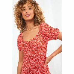Joe Browns Red The Dakota Mini Dress -Joe Browns shop unnamed file 389
