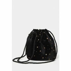 Joe Browns Black Spellbound Velvet Bag