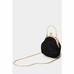 Joe Browns Black Sitting Pretty Lace Bag
