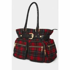 Joe Browns Red Check Me Out Stylish Bag