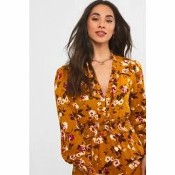 Joe Browns Orange Maxi Button Through Floral Dress -Joe Browns shop unnamed file 39