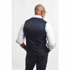 Joe Browns Blue Classy Standout Denim Style Waistcoat -Joe Browns shop unnamed file 3904