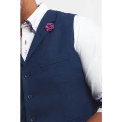 Joe Browns Blue Classy Standout Denim Style Waistcoat -Joe Browns shop unnamed file 3905