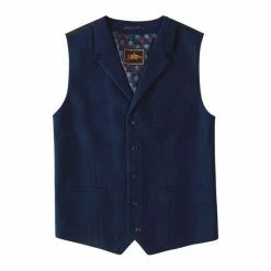 Joe Browns Blue Classy Standout Denim Style Waistcoat -Joe Browns shop unnamed file 3906