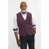 Joe Browns Purple Standout Herringbone Waistcoat
