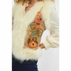 Joe Browns Brown Faux Fur Embroidered Boutique Waistcoat -Joe Browns shop unnamed file 3927