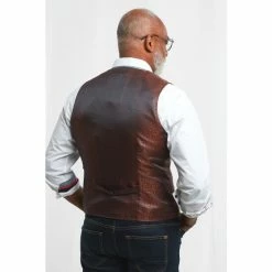 Joe Browns Brown Tweed Check Waistcoat -Joe Browns shop unnamed file 3933