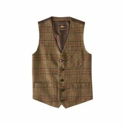 Joe Browns Brown Tweed Check Waistcoat -Joe Browns shop unnamed file 3935