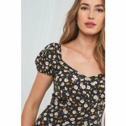 Joe Browns Black Blissful Buttercups Ditsy Dress -Joe Browns shop unnamed file 394
