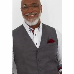 Joe Browns Grey Suede Style Waistcoat -Joe Browns shop unnamed file 3945