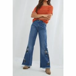 Joe Browns Blue Vintage Embroidered Jeans