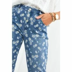 Joe Browns Blue Daisy Dreamer Crop Jeans 3 Joe Browns Blue Daisy Dreamer Crop Jeans -Joe Browns shop unnamed file 4038