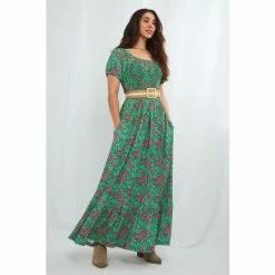 Joe Browns Green Glorious Garden Maxi Dress