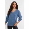 Joe Browns Blue Essential Cosy Scoop Neck Jumper Style Sweater