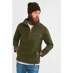 Joe Browns Green Customised Embroidered Zip Up Sweatshirt