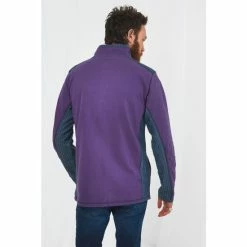 Joe Browns Purple Quarter Zip Funnel Sweatshirt -Joe Browns shop unnamed file 4078