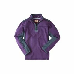 Joe Browns Purple Quarter Zip Funnel Sweatshirt -Joe Browns shop unnamed file 4080