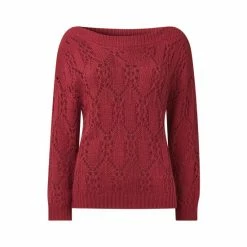 Joe Browns Red Beautiful Boat Neck Sweater 3 Joe Browns Red Beautiful Boat Neck Sweater -Joe Browns shop unnamed file 4085