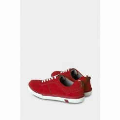 Joe Browns Red Restless Suede Trainers -Joe Browns shop unnamed file 4151
