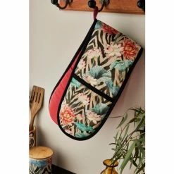 Joe Browns Multi Zebra Floral Double Oven Glove