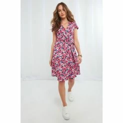 Joe Browns Pink Radiant Wrap Jersey Dress