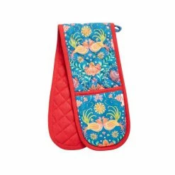 Joe Browns Blue & Red Folk Floral Oven Glove -Joe Browns shop unnamed file 4215