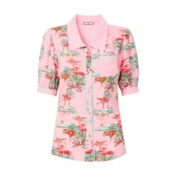 Joe Browns Green Boutique Tiger Print Collared PJ Top 4 Joe Browns Green Boutique Tiger Print Collared PJ Top -Joe Browns shop unnamed file 4225