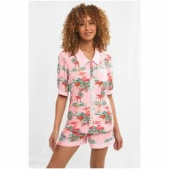 Joe Browns Green Boutique Tiger Print Collared PJ Top 5 Joe Browns Green Boutique Tiger Print Collared PJ Top -Joe Browns shop unnamed file 4226