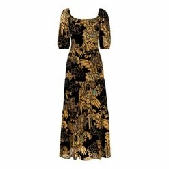 Joe Browns Black Stunning Devore Dress -Joe Browns shop unnamed file 431