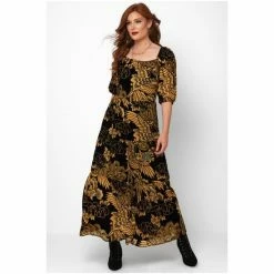 Joe Browns Black Stunning Devore Dress -Joe Browns shop unnamed file 432