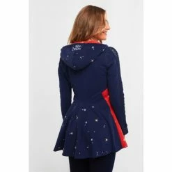 Joe Browns Blue Jingle Bells Zip Thru Hoody -Joe Browns shop unnamed file 4341