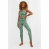 Joe Browns Green Comfy Floral Print Gym Leggings
