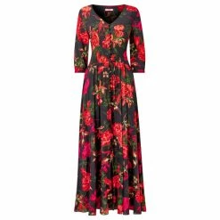 Joe Browns Red Fascinating Florals Dress -Joe Browns shop unnamed file 440