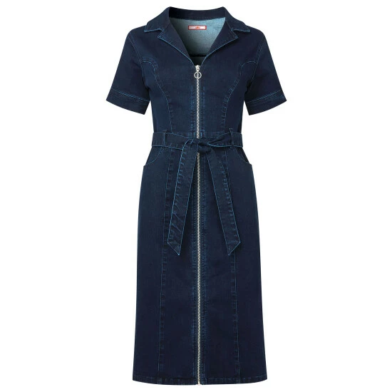 unnamed-file-443.jpg Joe Browns Blue Ravishingly Retro Zip Up Denim Dress -Joe Browns shop unnamed file 443