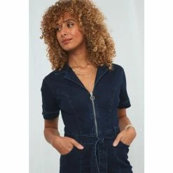 Joe Browns Blue Ravishingly Retro Zip Up Denim Dress 3 Joe Browns Blue Ravishingly Retro Zip Up Denim Dress -Joe Browns shop unnamed file 445