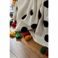 Joe Browns Multi Colourful Spot Tufted Cotton Throw -Joe Browns shop unnamed file 4476
